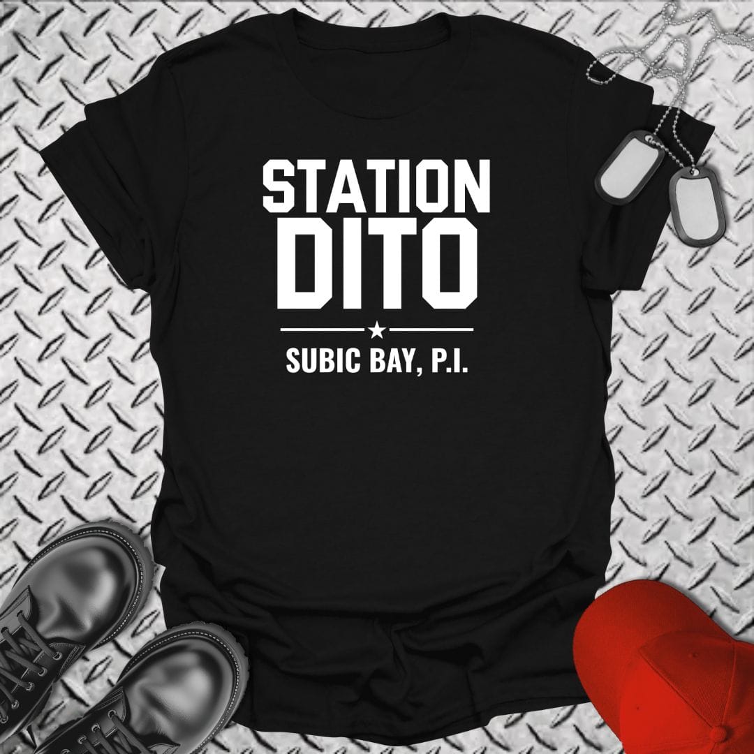 NavyHumor Everyday Tee Black / S Station Dito - Subic Bay