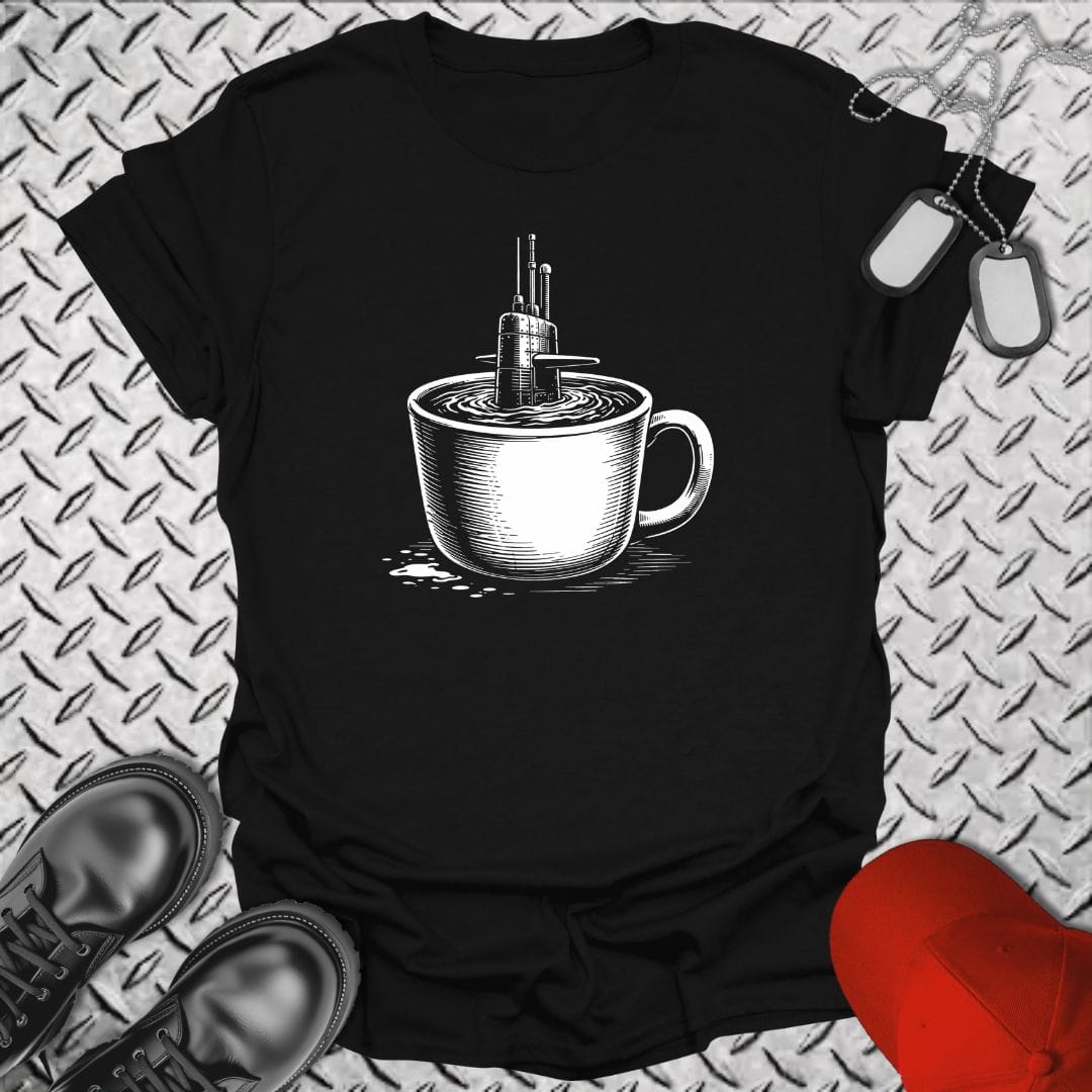 NavyHumor Everyday Tee Black / S Sub In A Cup