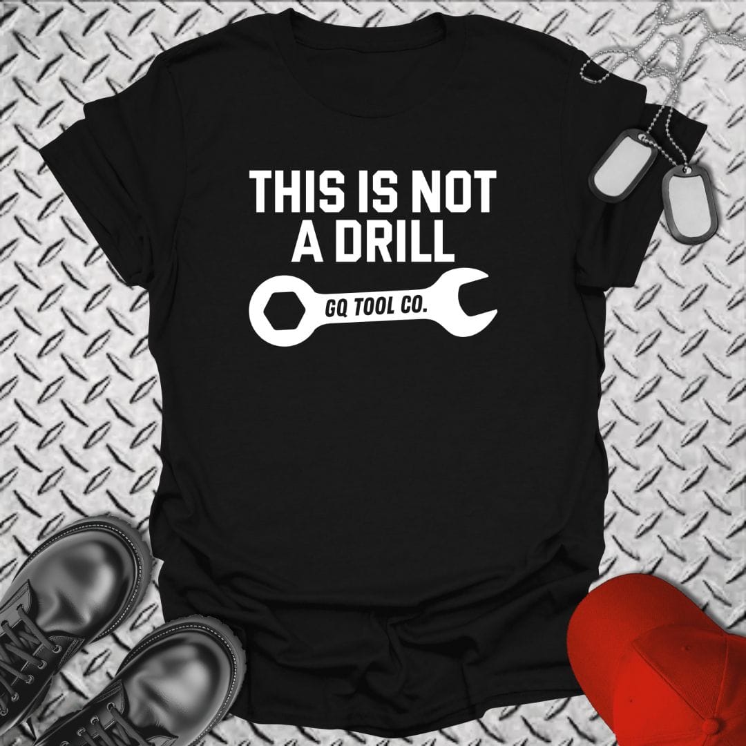 NavyHumor Everyday Tee Black / S This Is Not A Drill