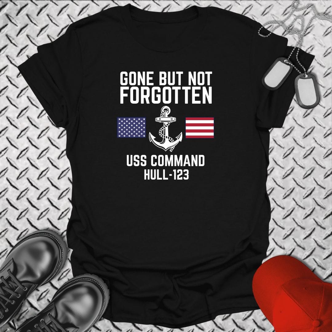NavyHumor Everyday Tee Black / S "Your Command" Gone But Not Forgotten