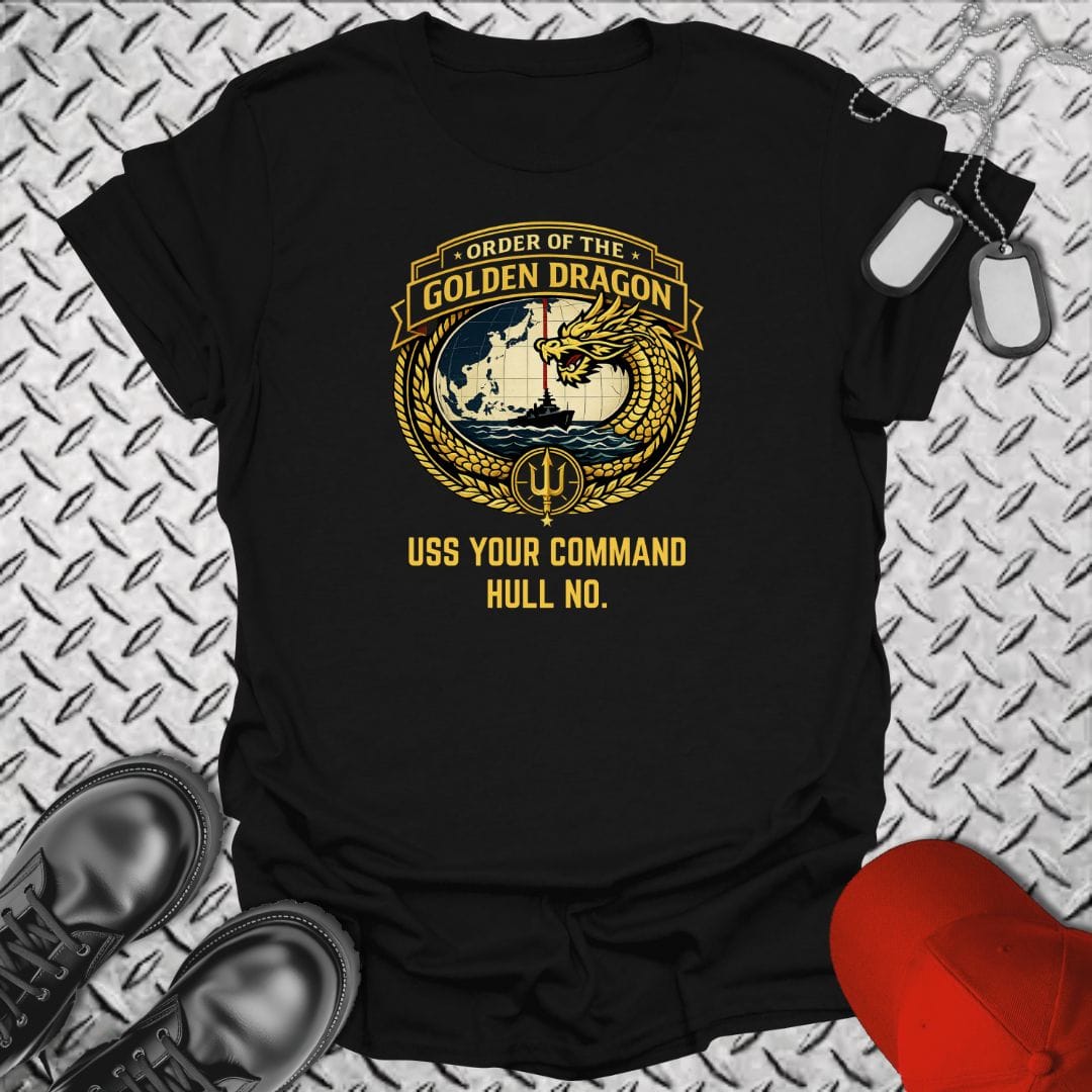 NavyHumor Everyday Tee Black / S "Your Command" Order of the Golden Dragon