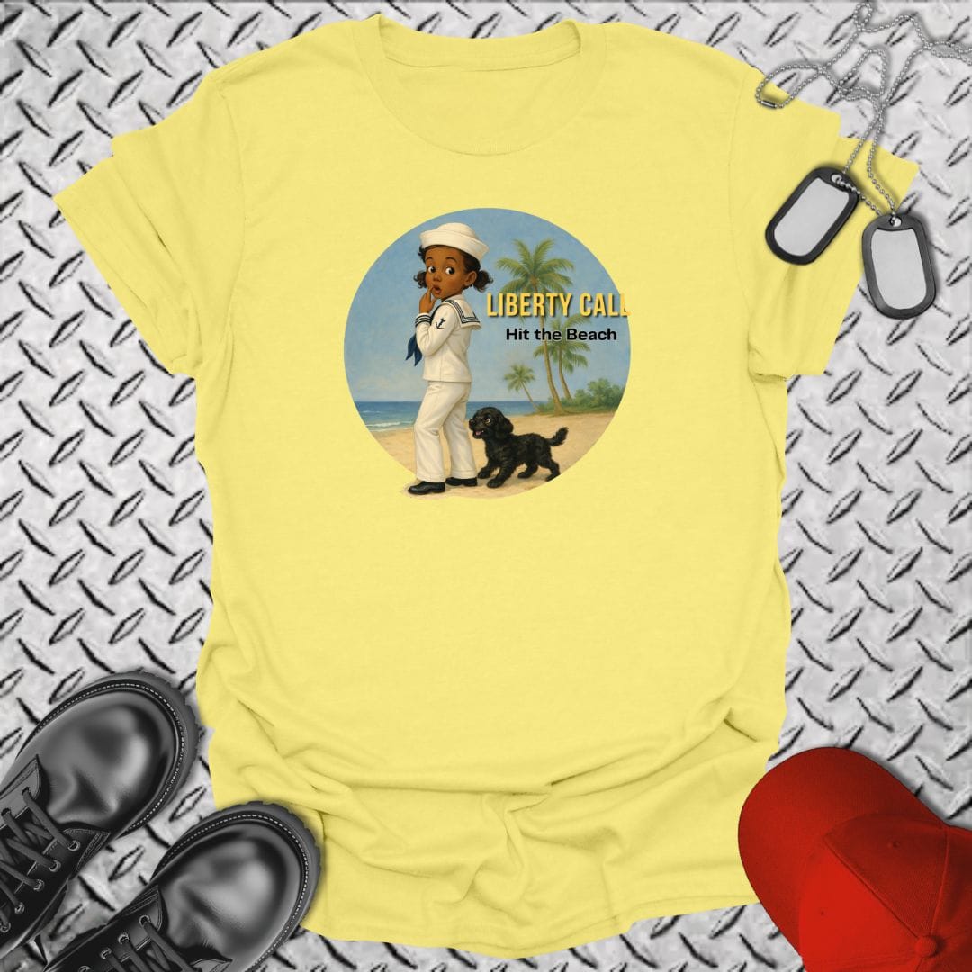 NavyHumor Everyday Tee Cornsilk / S Liberty Girl