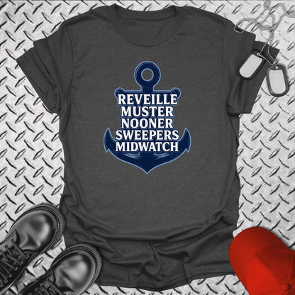 NavyHumor Everyday Tee Dark Heather / S A Sailor's Day