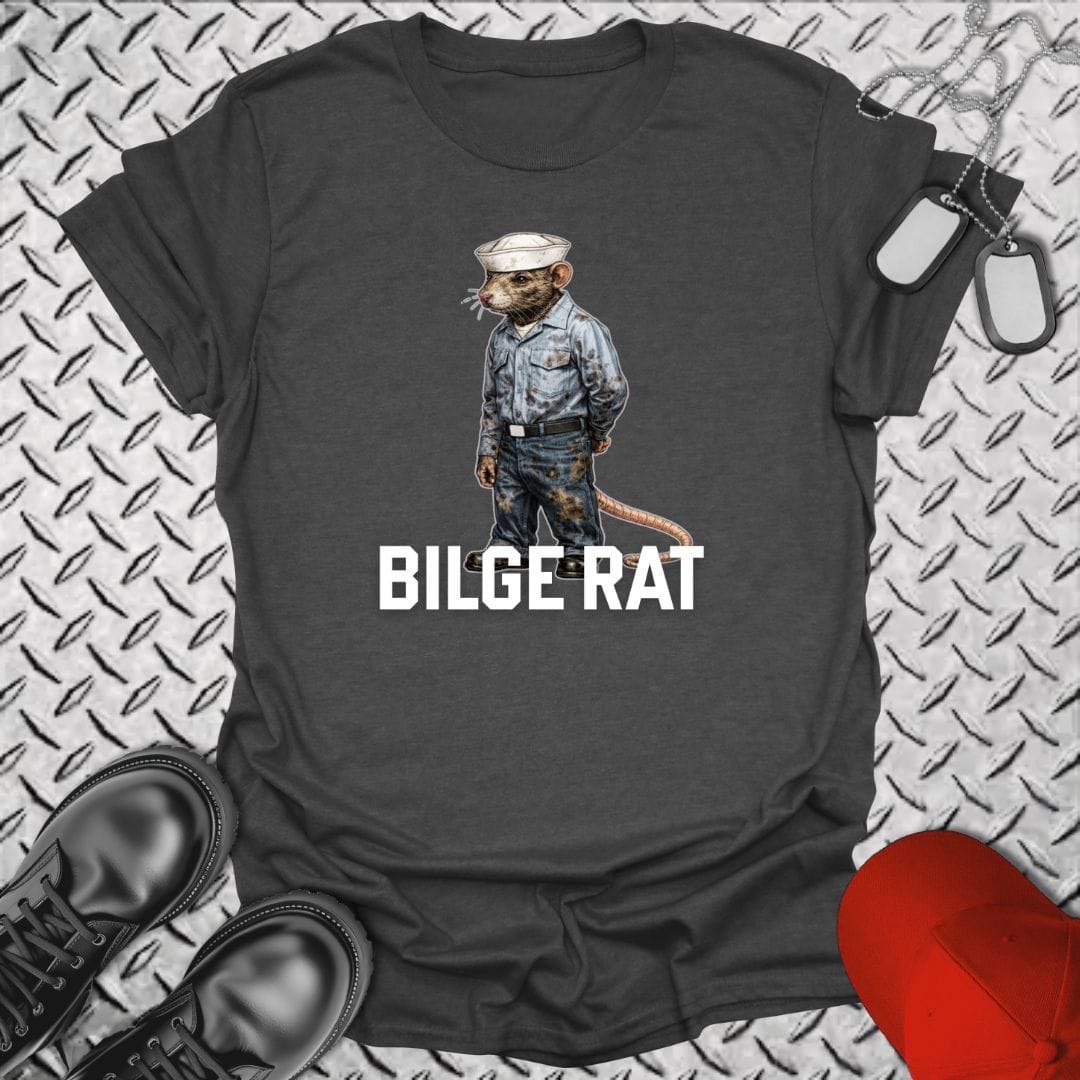NavyHumor Everyday Tee Dark Heather / S Bilge Rat