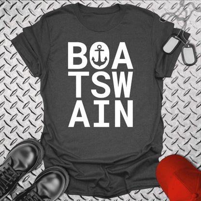 NavyHumor Everyday Tee Dark Heather / S Bold Boatswain