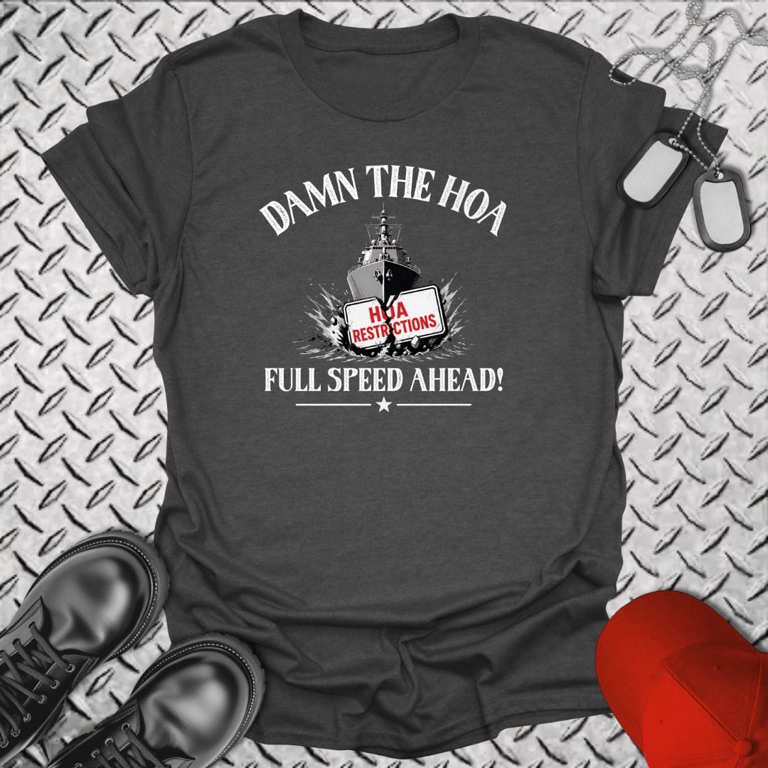NavyHumor Everyday Tee Dark Heather / S Damn The HOA