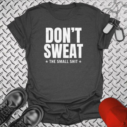 NavyHumor Everyday Tee Dark Heather / S Don't Sweat The Small Shit