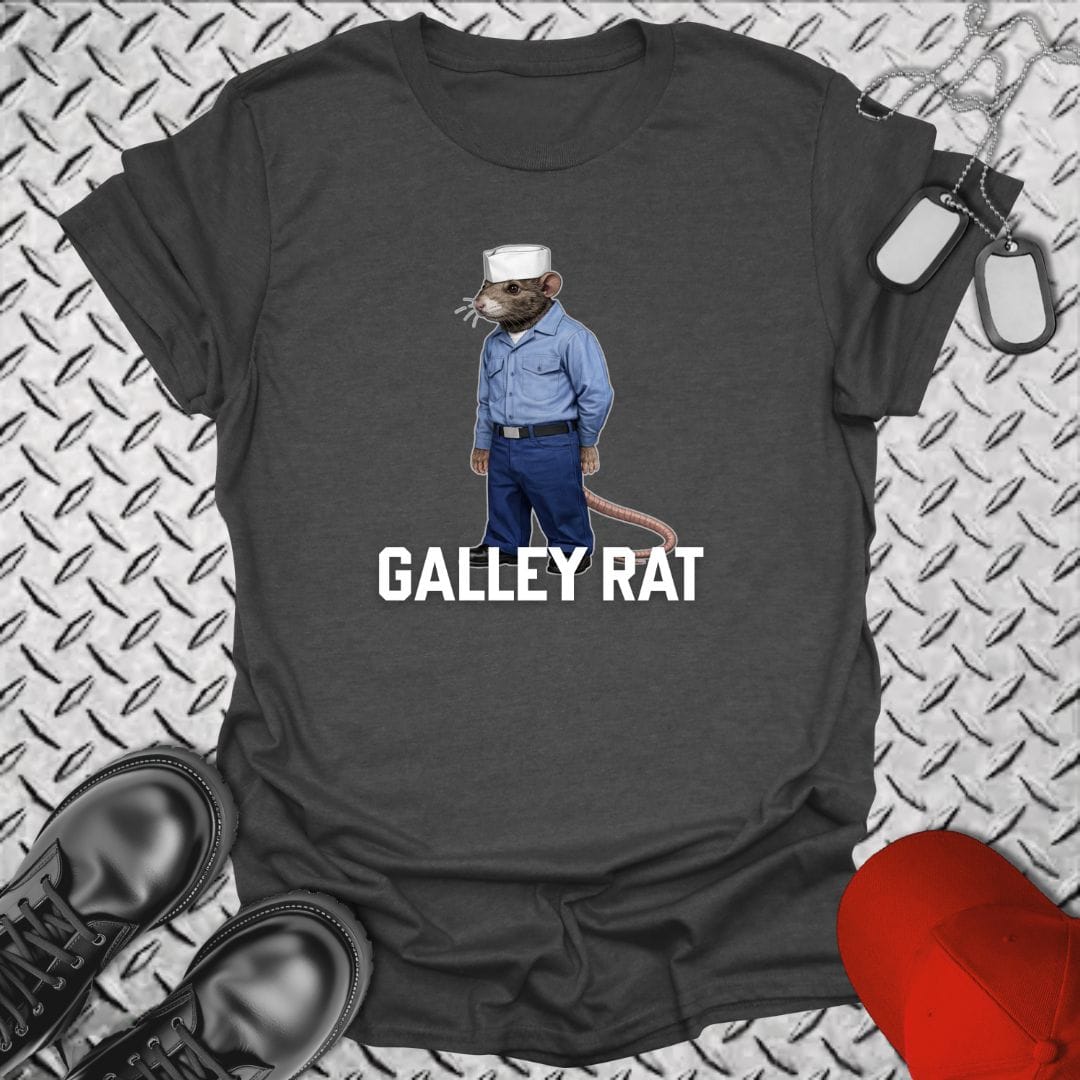 NavyHumor Everyday Tee Dark Heather / S Galley Rat