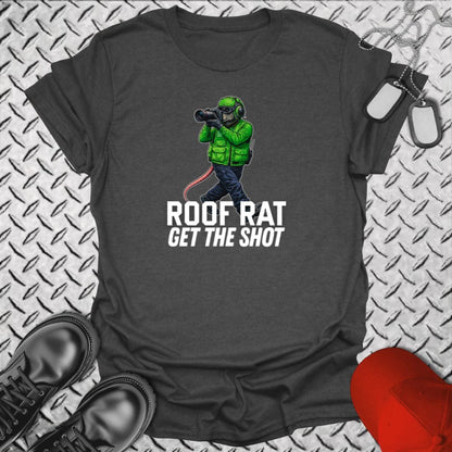 NavyHumor Everyday Tee Dark Heather / S Green Roof Rat - Media