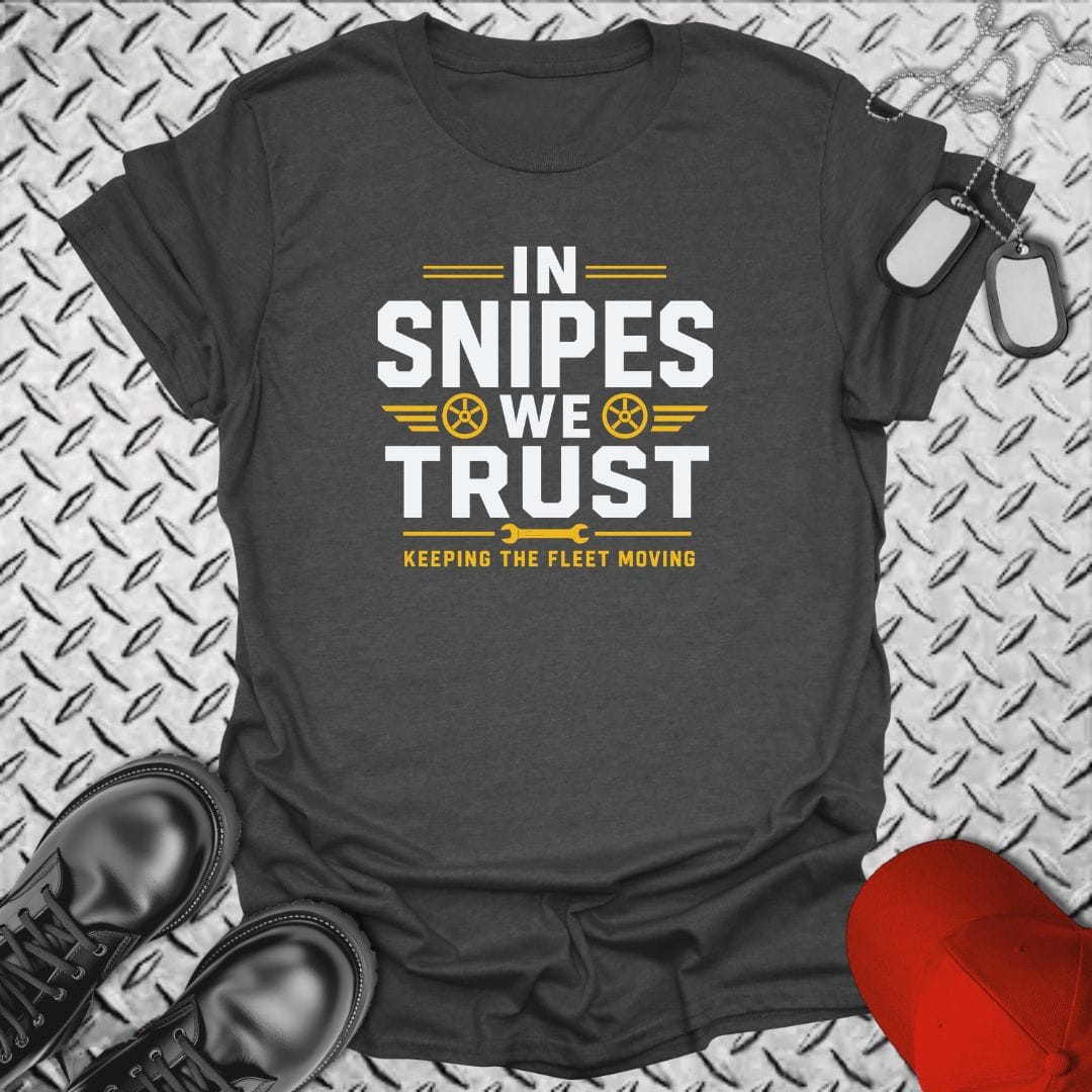NavyHumor Everyday Tee Dark Heather / S In Snipes We Trust