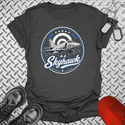 NavyHumor Everyday Tee Dark Heather / S Legendary Aircraft - A-4 Skyhawk
