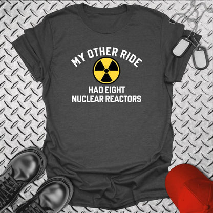 NavyHumor Everyday Tee Dark Heather / S My Other Ride Had Eight Nuclear Reactors