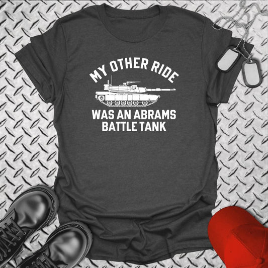 NavyHumor Everyday Tee Dark Heather / S My Other Ride Was An Abrams