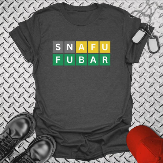 NavyHumor Everyday Tee Dark Heather / S Naval Word Game