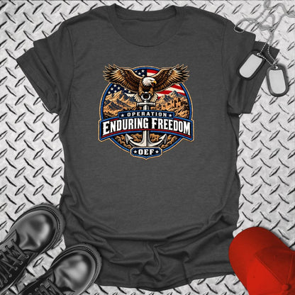 NavyHumor Everyday Tee Dark Heather / S Operation Enduring Freedom