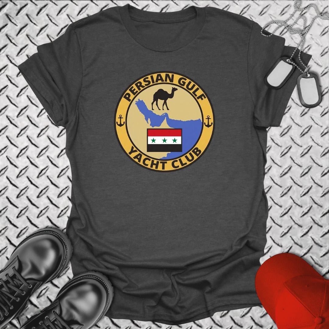 NavyHumor Everyday Tee Dark Heather / S Persian Gulf Yacht Club