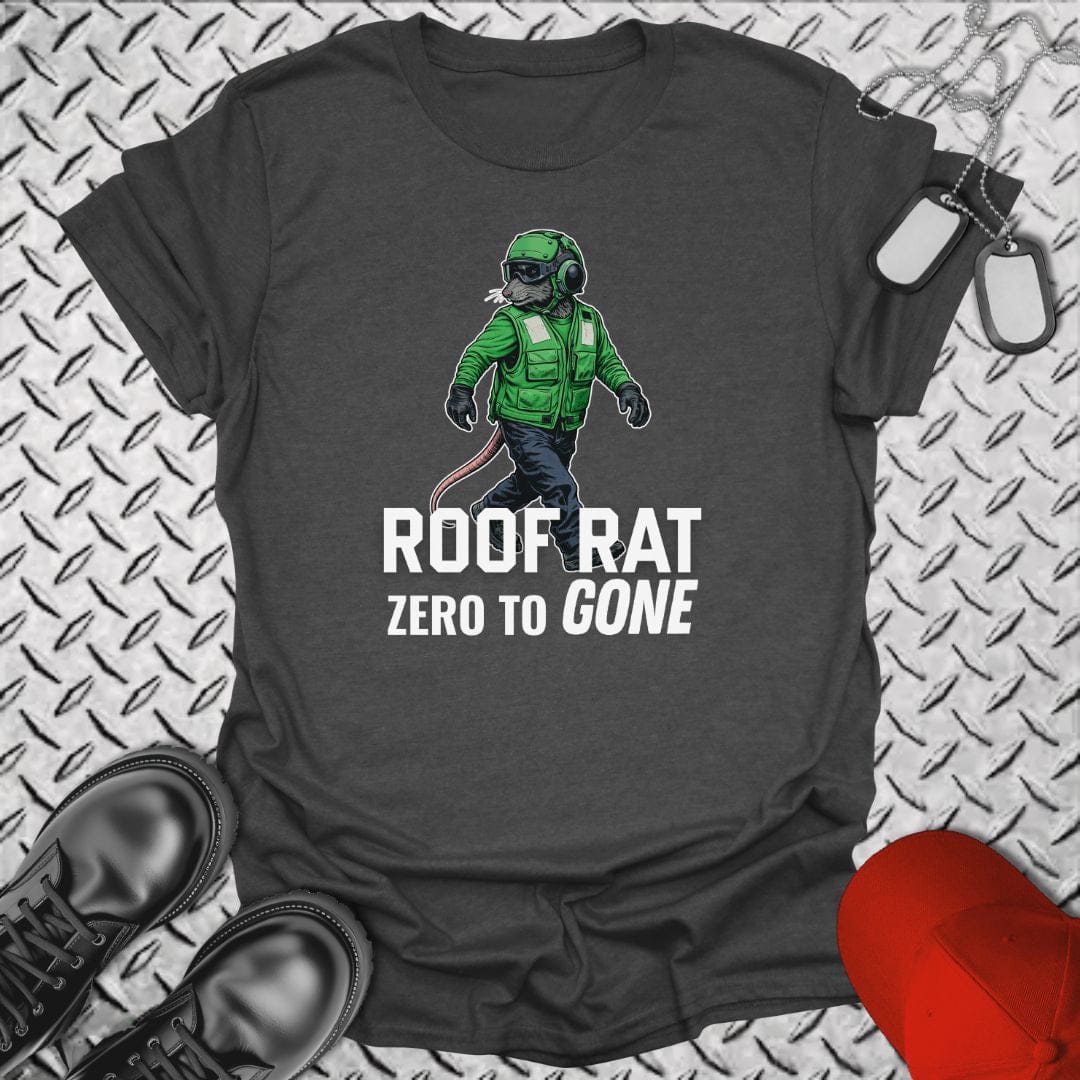 NavyHumor Everyday Tee Dark Heather / S Roof Rat - Green