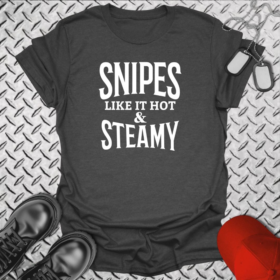 NavyHumor Everyday Tee Dark Heather / S Snipes Like It Hot And Steamy