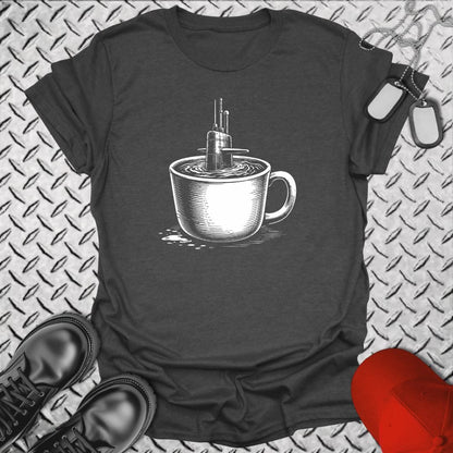 NavyHumor Everyday Tee Dark Heather / S Sub In A Cup