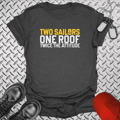 NavyHumor Everyday Tee Dark Heather / S Two Sailors - One Roof
