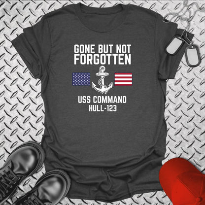 NavyHumor Everyday Tee Dark Heather / S "Your Command" Gone But Not Forgotten
