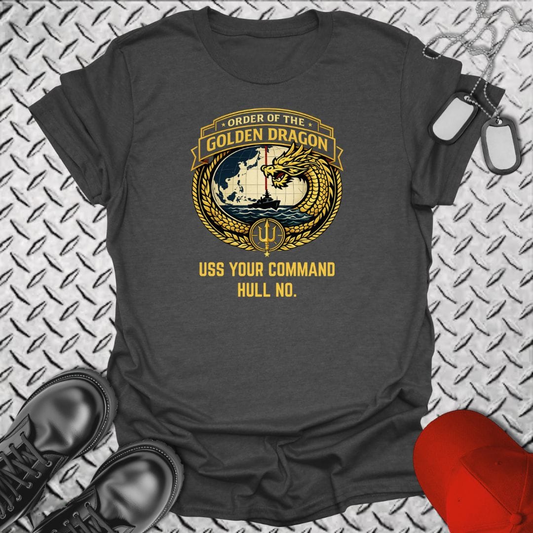 NavyHumor Everyday Tee Dark Heather / S "Your Command" Order of the Golden Dragon