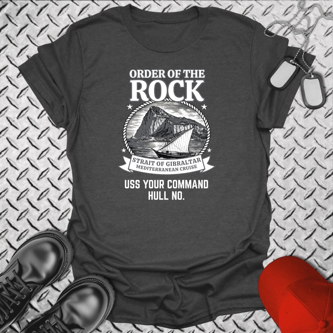 NavyHumor Everyday Tee Dark Heather / S "Your Command" Order of the Rock