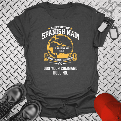 NavyHumor Everyday Tee Dark Heather / S "Your Command" Order of the Spanish Main
