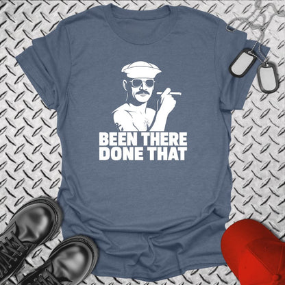 NavyHumor Everyday Tee Heather Indigo / S Been There, Done That