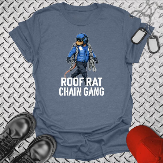 NavyHumor Everyday Tee Heather Indigo / S Blue Roof Rat - Chain Gang
