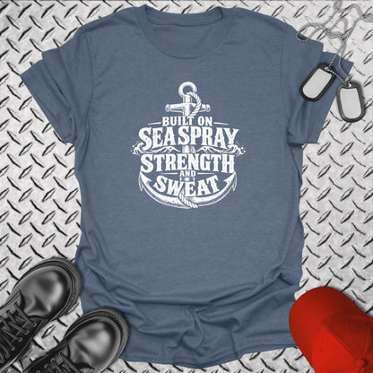 NavyHumor Everyday Tee Heather Indigo / S Built On