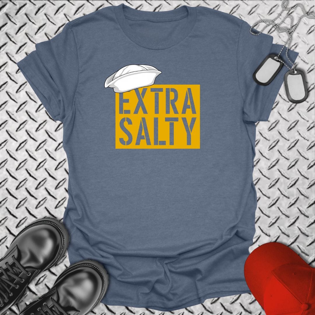 NavyHumor Everyday Tee Heather Indigo / S Extra Salty