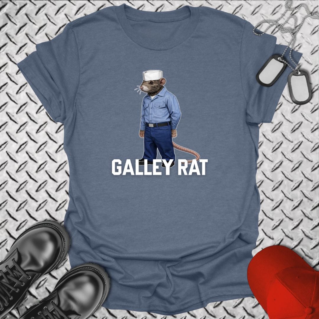 NavyHumor Everyday Tee Heather Indigo / S Galley Rat