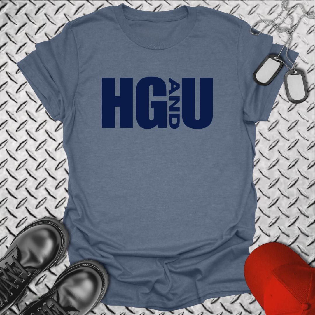 NavyHumor Everyday Tee Heather Indigo / S HazeGray and Underway