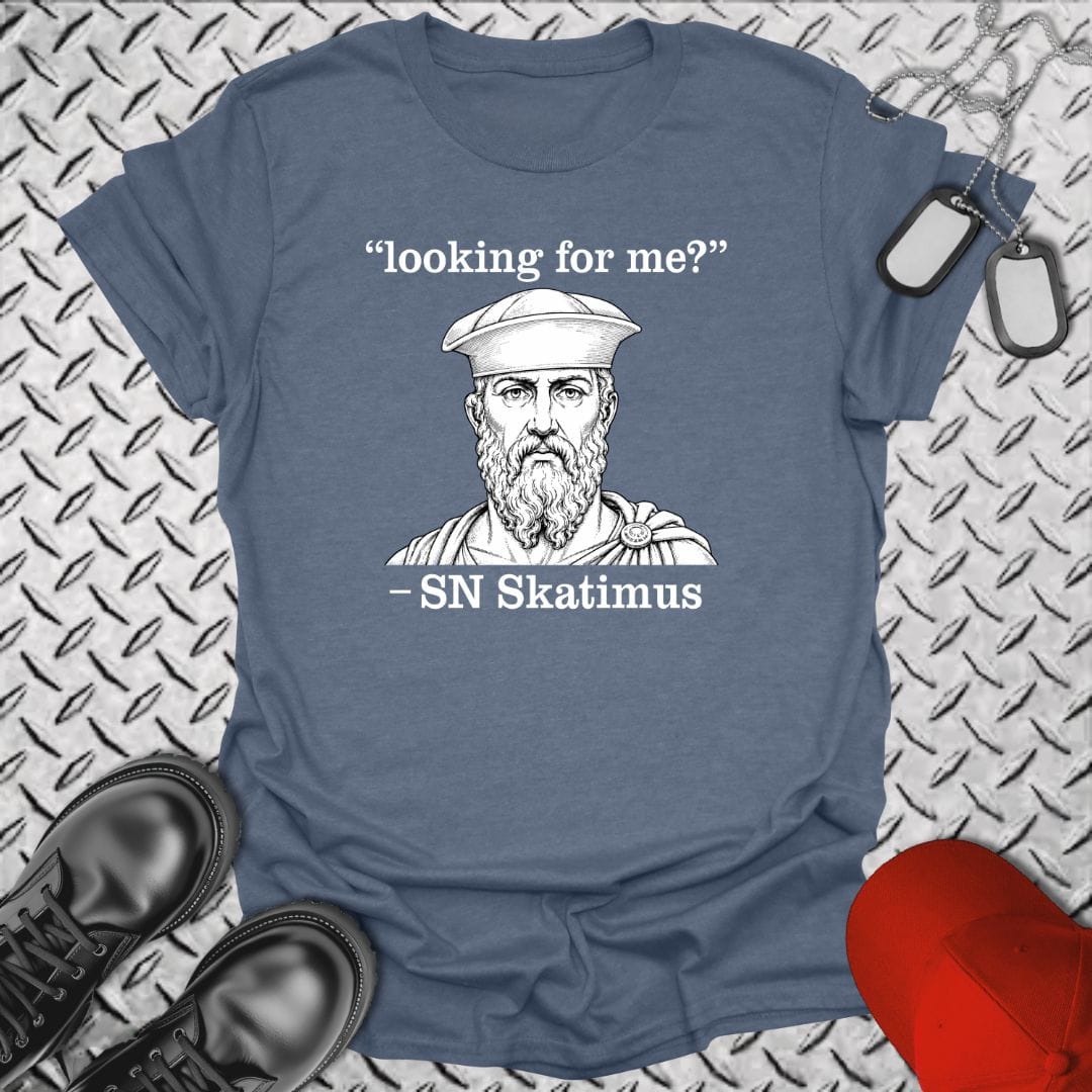 NavyHumor Everyday Tee Heather Indigo / S Looking For Me? SN Skatimus