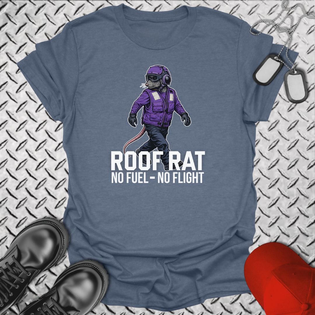 NavyHumor Everyday Tee Heather Indigo / S Roof Rat - Purple