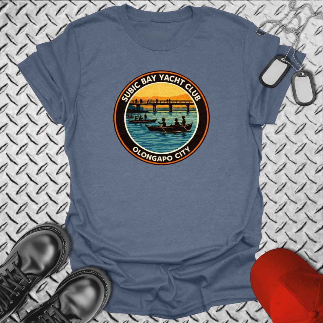 NavyHumor Everyday Tee Heather Indigo / S Subic Bay Yacht Club