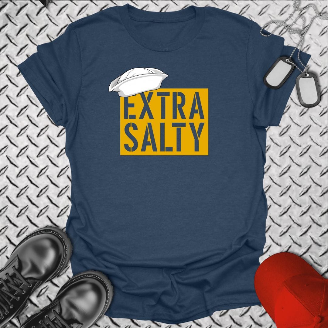 NavyHumor Everyday Tee Heather Navy / S Extra Salty