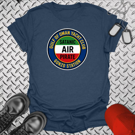 NavyHumor Everyday Tee Heather Navy / S Gulf of Oman Yacht Club