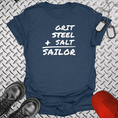 NavyHumor Everyday Tee Heather Navy / S Sum Of A Sailor