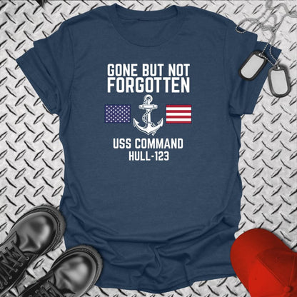 NavyHumor Everyday Tee Heather Navy / S "Your Command" Gone But Not Forgotten