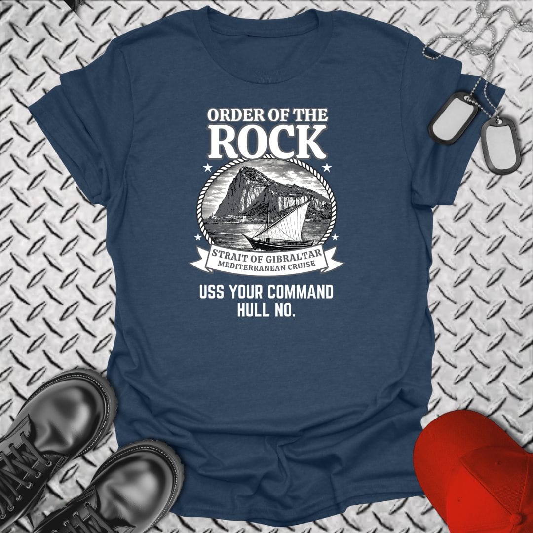 NavyHumor Everyday Tee Heather Navy / S "Your Command" Order of the Rock