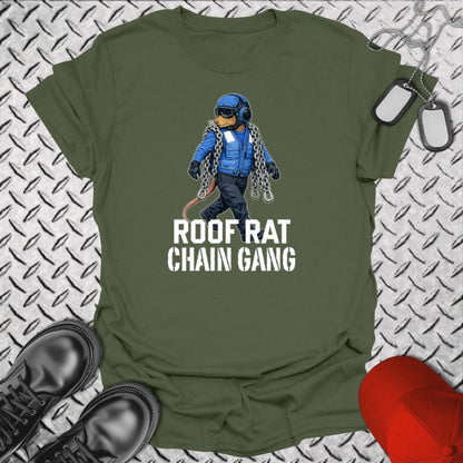 NavyHumor Everyday Tee Military Green / S Blue Roof Rat - Chain Gang