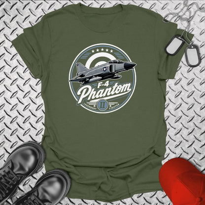 NavyHumor Everyday Tee Military Green / S F-4 Phantom - Legendary Fighter