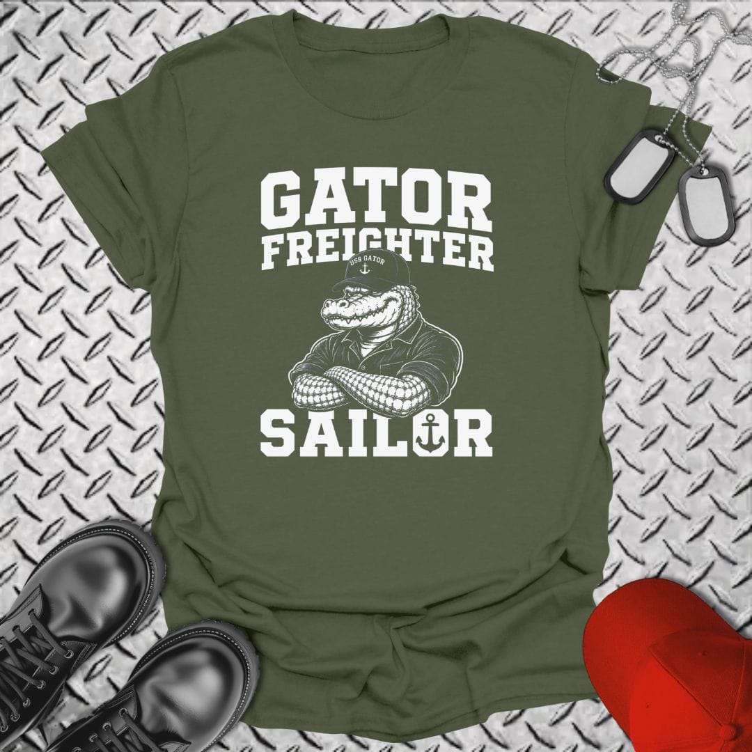NavyHumor Everyday Tee Military Green / S Gator Sailor