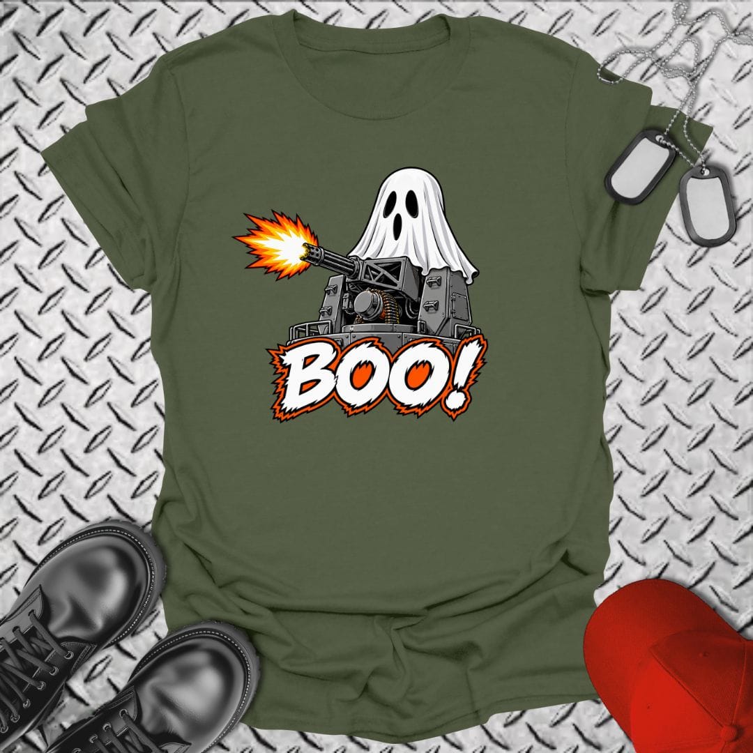 NavyHumor Everyday Tee Military Green / S Ghost Phalanx