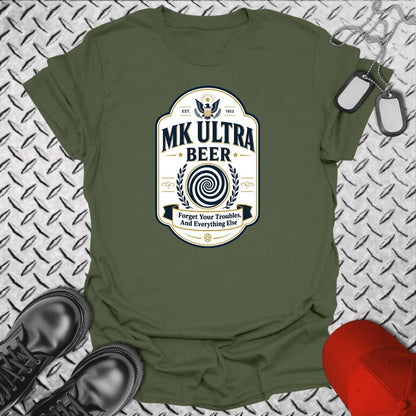 NavyHumor Everyday Tee Military Green / S MK Ultra Beer