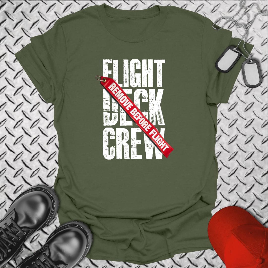NavyHumor Everyday Tee Military Green / S Remove Before Flight