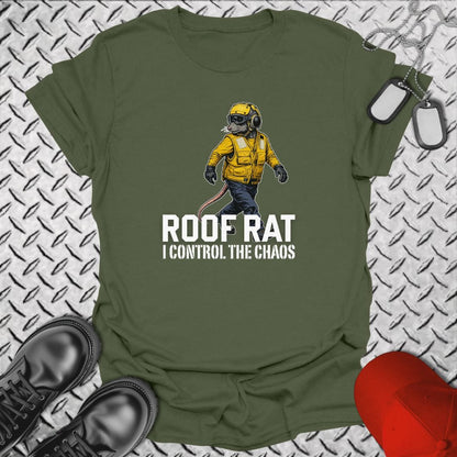 NavyHumor Everyday Tee Military Green / S Roof Rat - Yellow