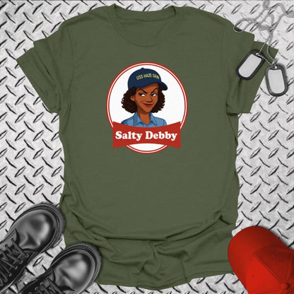 NavyHumor Everyday Tee Military Green / S Salty Debby_